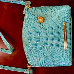 BRAHMIN Mini Duxbury Turquoise Melbourne Crossbody Purse